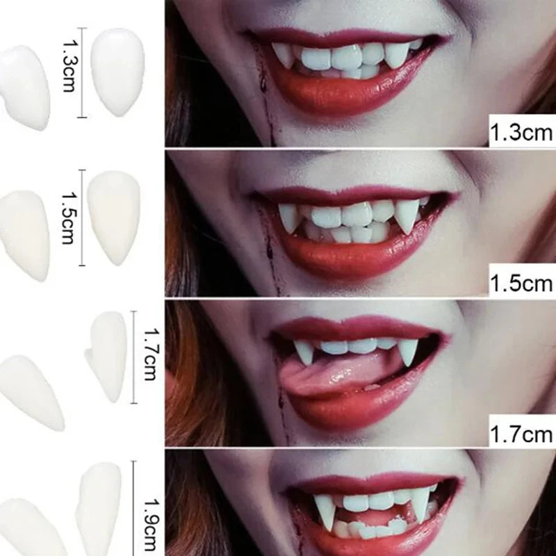 Vampire Teeth Fangs – Halloween Costume False Teeth Props