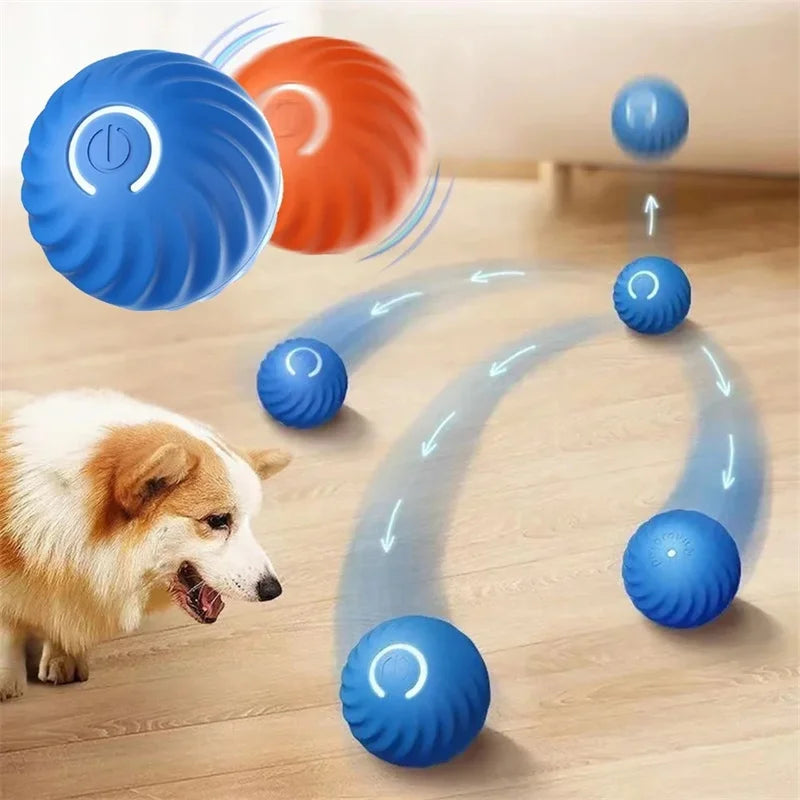 Smart Dog Toy Ball Electronic Interactive Pet Toy Moving Ball USB Automatic Moving Bouncing for Puppy Birthday Gift Cat Products - WTN Essentials 