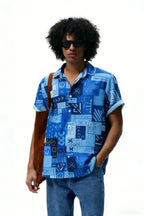 Men's Fashion Street Short-Sleeve Shirt High-Definition Pattern 3D Printed Shirt Hawaiian Outdoor Party Social Men's Clothing
