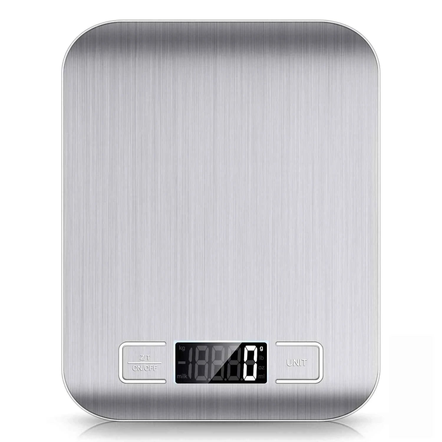 10kg Kitchen Scale,Digital Kitchen Scale with Tare Function, Electronic Coffee Brewing Scale, LCD Display Stainless Steel Screen