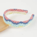 NEW Knitted Headband Bohemian Style Summer Seaside Vacation Handmade Head Band Hair Accessories for Women Girls