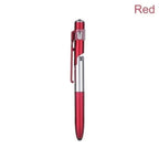 4 In 1 Multifunction Ballpoint Pen with LED Light Fold Phone Holder Night Read Writing Pencil Office School Student Stationery