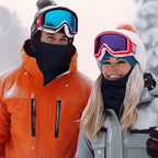 Warm Knitted Neck Gaiter for Men & Women – Thick Plush Winter Scarf, Windproof Tube Neck Warmer for Skiing, Running & Outdoor Sports