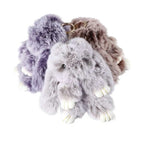 Fluffy Bunny Plush Keychain Cute Rabbit Bag Charm