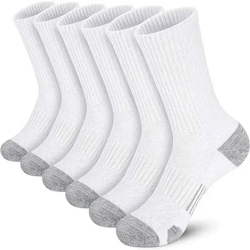 6/12 Pairs Men's Outdoor Gym Socks High Quality Comfortable Soft Ground-Gripping Football Large Size New Style