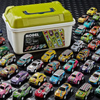 100Pcs Alloy Diecast Car Mini Cars Model Se tToys for Boys Sliding Inertia Pull Back Vehicle Toy Birthday Gift for Kids Toddler