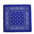 Fashion Hip Hop Bandana Kerchief Unisex Black Hair Band Neck Scarf Headwear Wrist Wraps Head Square Scarves Print Handkerchief