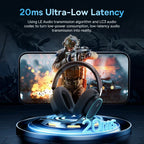 Baseus GH02 Gaming Wireless Headphones – RGB Over-Ear Bluetooth 5.3