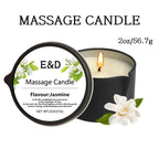 Massage Oil Candle, for Stress Relief and Skin Moisturizing, Scented Candles Aromatherapy SM Product Spa Essentials, Luxury Cand