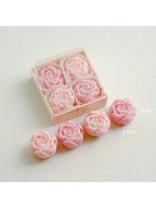 4pcs/Set Hand Made Rose Fragrance, Scented Candles, Hand Made Bouquet Candles,Home Decoration, Suitable For Valentine's Day Gift