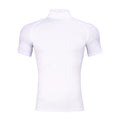 Mens Bodybuilding Sports Tight T-shirt Summer Compression Turtleneck Short Sleeve Gym Fitness Running Quick Dry Male Workout Top