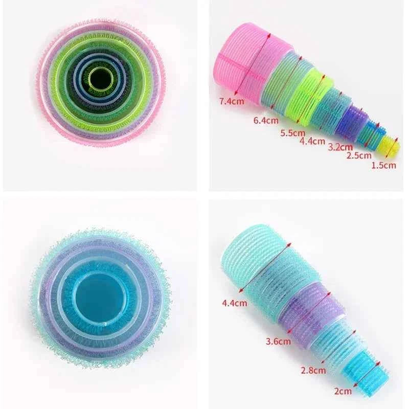 Hair Rollers Self Grip Hook Hair Curlers Heatless Roller Salon Dressing Curlers Jumbo Size Sticky Hair Styling Tools