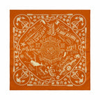 High Quality Skull Chimpanzees Print Cashew Hip Hop Cotton Square Bandana Scarf Riding Headband Paisley Gifts For Men Unisex