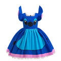 Girls Stitch Cosplay Dress – Cartoon Princess Costume Outfit