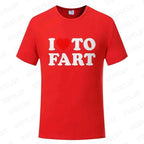 Huge Fart Loading Men's T-shirt Humor Tee Joke Gag Tshirt for Dad Gifts Guys Male Clothes Short Sleeve Tees Funny Graphic Tops