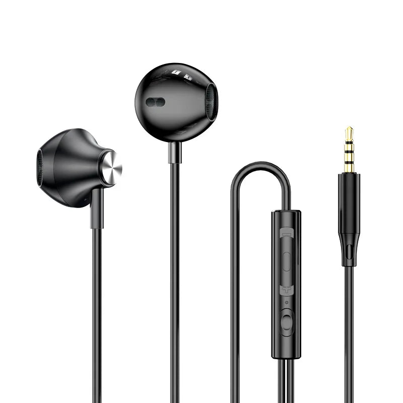 For iPhone Wired Headphones In Ear Earphones HiFi Surround Sound USB Type C 3.5mm Earplugs For Apple 17 Pro Max 16 15 Puls iPad