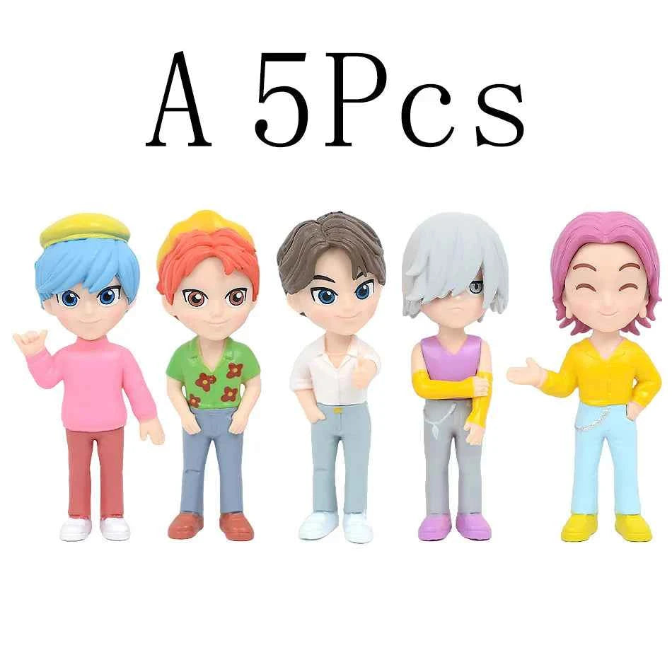 HOT Anime Kpops Demon Hunters Figure Rumi Zoe Mira anime polyvinyl chloride character collection desktop trinkets Childrens gift