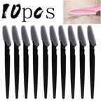 5/10/30/40 Pcs Eyebrow & Face Razor Set for Women and Men – Precision Hair Trimmer & Shaver with Protective Cover | Safe Facial Hair Remover