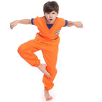 Boys Girls Halloween Son Goku Cosplay Costumes For Kids Outfit Bodysuit Men Krillin Training Clothes Saiyan Outfits Wig Dress Up