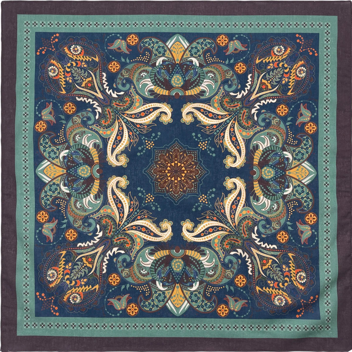 High Quality Skull Chimpanzees Print Cashew Hip Hop Cotton Square Bandana Scarf Riding Headband Paisley Gifts For Men Unisex