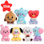 B-T-21 Plush Toy Set – Cute Cartoon Animal Keychain & Backpack Pendant, Soft Stress Relief Toy & Friend Gift