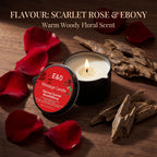 Massage Oil Candle, for Stress Relief and Skin Moisturizing, Scented Candles Aromatherapy SM Product Spa Essentials, Luxury Cand