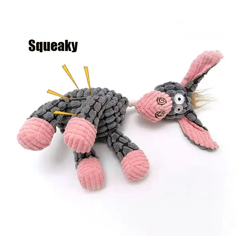 Squeaky Dog Toy – Durable Chew & Molar Toy for Small & Large Dogs