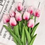 3/5/10/15/20pcs Tulips Artificial Flowers Real Touch Flower Bouquet Tulips Fake Flower for Wedding Home Decoration