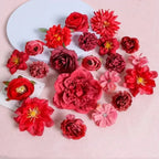 3/21Pcs Artificial Rose Flower Head Fake Flower For Home Room Decor Wedding Decoration DIY Garland Bouquet Christmas Accessories
