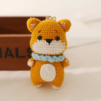 Cute Rabbit Crochet Keychain Handmade Bunny Bag Charm