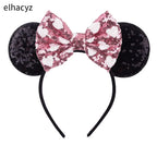 2026 Chic Embroidery Sequin Ears Headband Classical DOT Bow Hairband For Girls Women Party Head Wear Kids DIY Hair Accessories