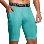 2025 Compression Shorts Men Summer Sportswear Training Tights Gym Fitness Leggings Short Pants Sport Bottoms Running Shorts Men