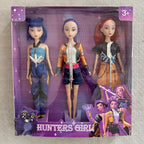 Kpop Anime Vinyl Doll Set – Rumi Mira Zoey Articulated Toy