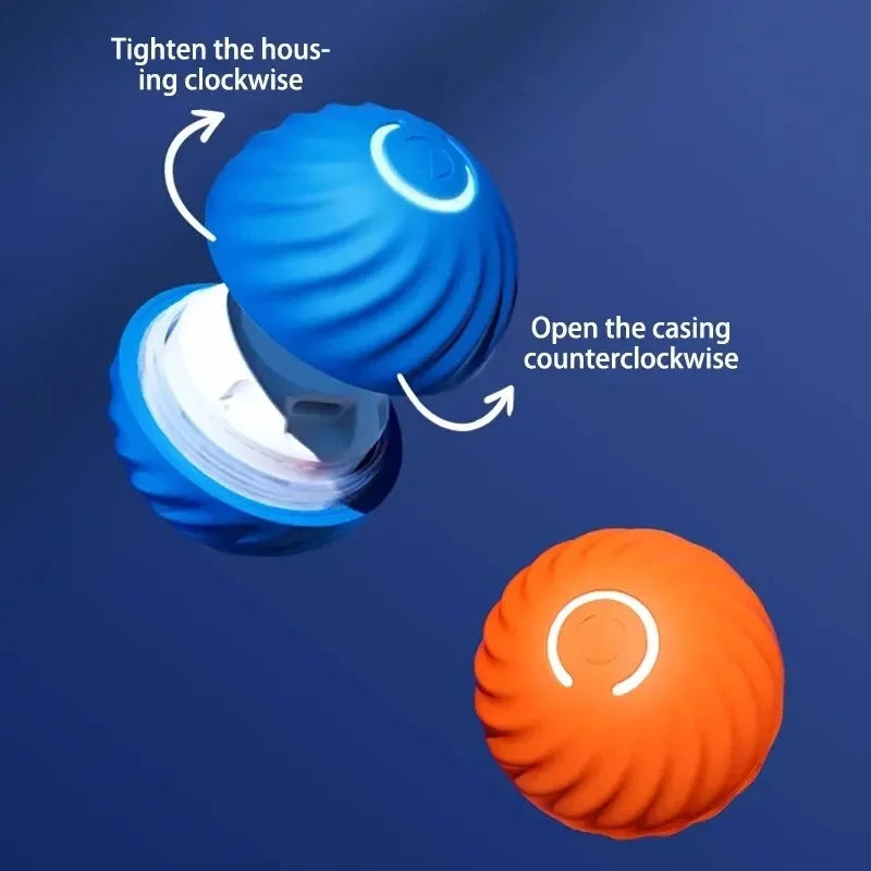 Smart Dog Toy Ball Electronic Interactive Pet Toy Moving Ball USB Automatic Moving Bouncing for Puppy Birthday Gift Cat Products - WTN Essentials 
