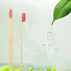 5pcs Bamboo Biodegradable Toothbrush Manual Wooden HandleToothbrushes With Soft Bristles For Sensitive Teeth Gums Oral Care