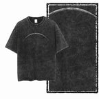 SA ASTRONAUT SPACE THEMES Printed Cotton Acid Washed Graphic Unisex T Shirt Cool Streetwear Men Tshirts Big Size Tee for men