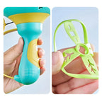 Flying Saucer Disc Launcher Kids Flying Toys Pull String UFO Throw Catch Outdoor Sport Propeller Children Toys Gift For Boy Girl
