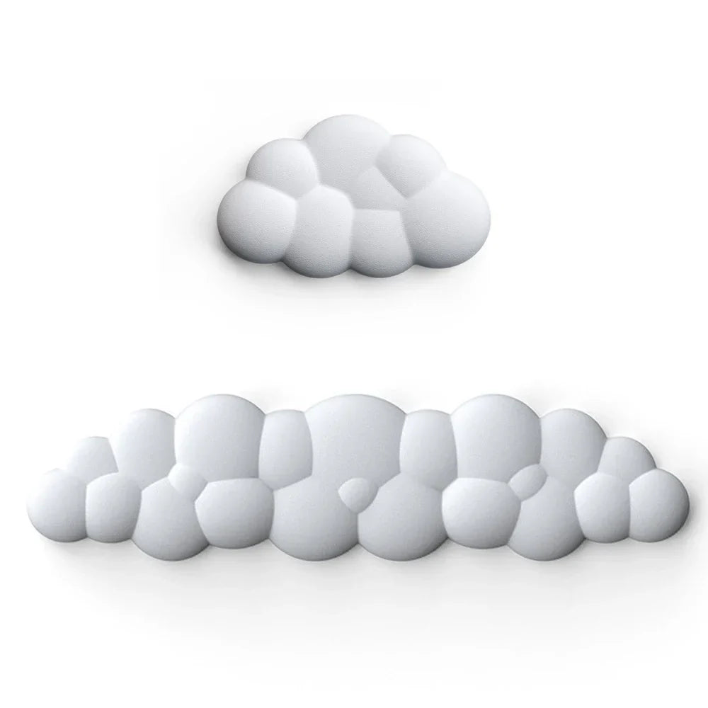 Mouse pad with wrist rest keyboard cloud anti-slip desktop office gamer mouse wrist rest Ergonomic keyboard mouse pad wrist rest