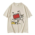 Epic Face Domo Kun Funny Meme T Shirts Men Women Summer O-Neck Fashion High Quality T-Shirt Casual 100% Cotton Oversized Tshirt