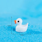10/20/50PCS Mini Resin Bunnies Miniature Figures 3D Little White Rabbit Ornament Micro Landscape Dollhouse Decoration Diy Crafts