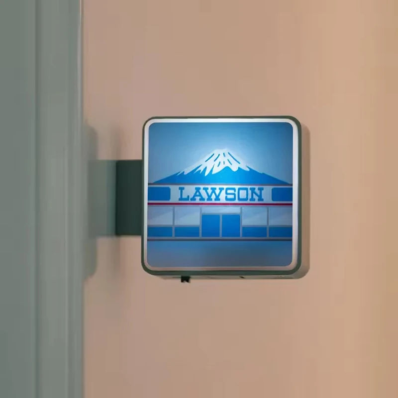 Osaka Japan Travel Souvenir Mini Cute Light-up Convenience Store Refrigerator Magnet Unique Home Decoration