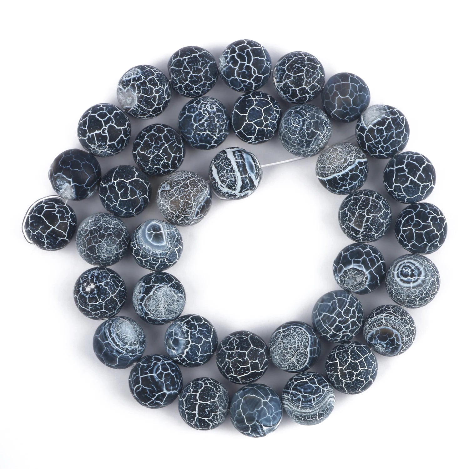 Natural Stone Beads Lapis Lazuli Round Loose Stone Beads For Jewelry Making DIY Bracelet Earrings Accessories 15'' 4/6/8/10/12mm