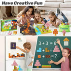 Sensory Montessori Stacking Cubes Construction Set Magnetic Building Blocks Magnet Cube Mine Set Toys Birthday Gift