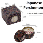 1/4PCS Vintage Scented Candles Soy Wax Candle Jars Flower Fragrance Scent Candle Wedding Ceremony Birthday Gifts Home Decoration