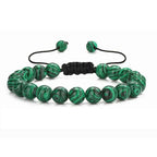 Multiple Style 8mm Natural Tiger Eyes Lava Rock Protection HANDMADE Bracelet Men's Gift