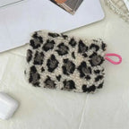 Heart Printed Cute Small Lipstick Cosmetic Bag Travel Makeup Organizer Toiletry Storage Bag Pouch Card Holder Purse Bags
