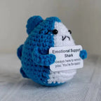 New Positive Energy Potato Hug Pocket Mini Handmade Plush Wool Knitting Doll with Card Funny Christams Gift Home Room Decoration