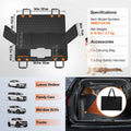 SucceBuy Back Seat Extender Dog Car Seat Cover for Back Seat Bed with Mesh Window and Storage Pocket Supports 350lbs Dog Hammock