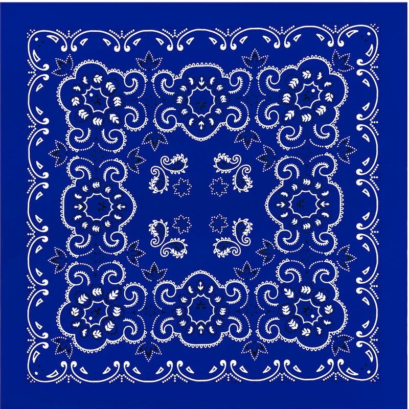 70CM Oversized Hip Hop Amoeba Cashew Cotton Square Bandana Scarf Headband Black Paisley Gifts For Men/Boys/Girls