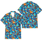 Hawaiian Shirts For Men Short Sleeve Tops New Coconut Treeo Graphic 3d Shirt Fashion Streetwear 5XL Summer Clothing Men's Blouse